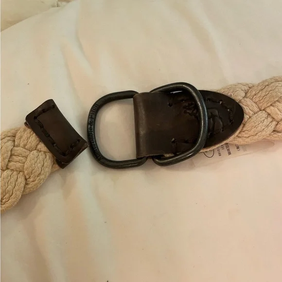 Y2K Vintage Abercrombie & Fitch Rope Braided Belt Moose S/ M New - Picture 9 of 12
